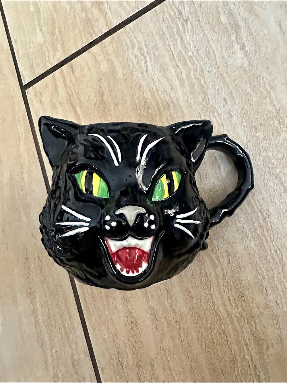 Black Cat Figural Halloween Mug by Williams Sonoma